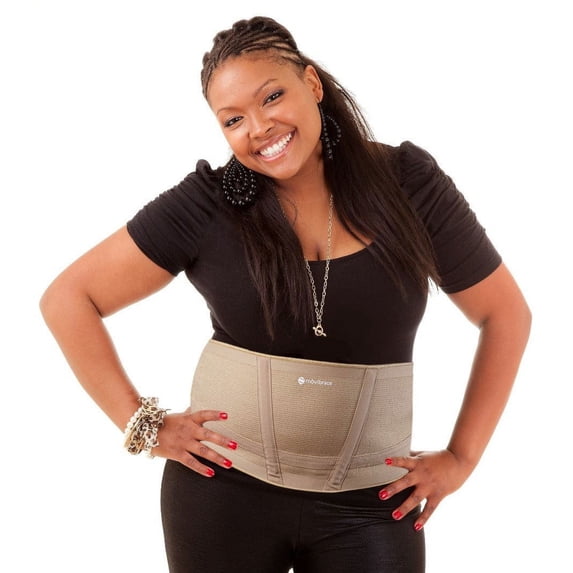 Movibrace Abdominal Brace for Hanging Belly, Weak Abdominal and Lower Back Muscles - Large