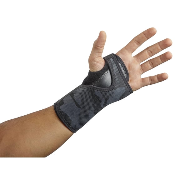 MOVIBRACE Adjustable Wrist Brace, Black, Left
