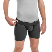 Movibrace Inguinal Groin Hernia Brace Unisex Black | Left, Right or Double | Double |, Large