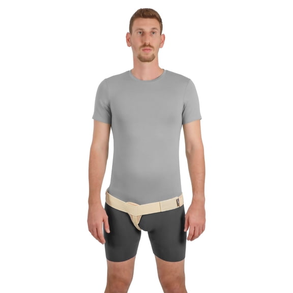 Uriel Right Side Inguinal Hernia Support Truss Belt with Compression Pad (M)