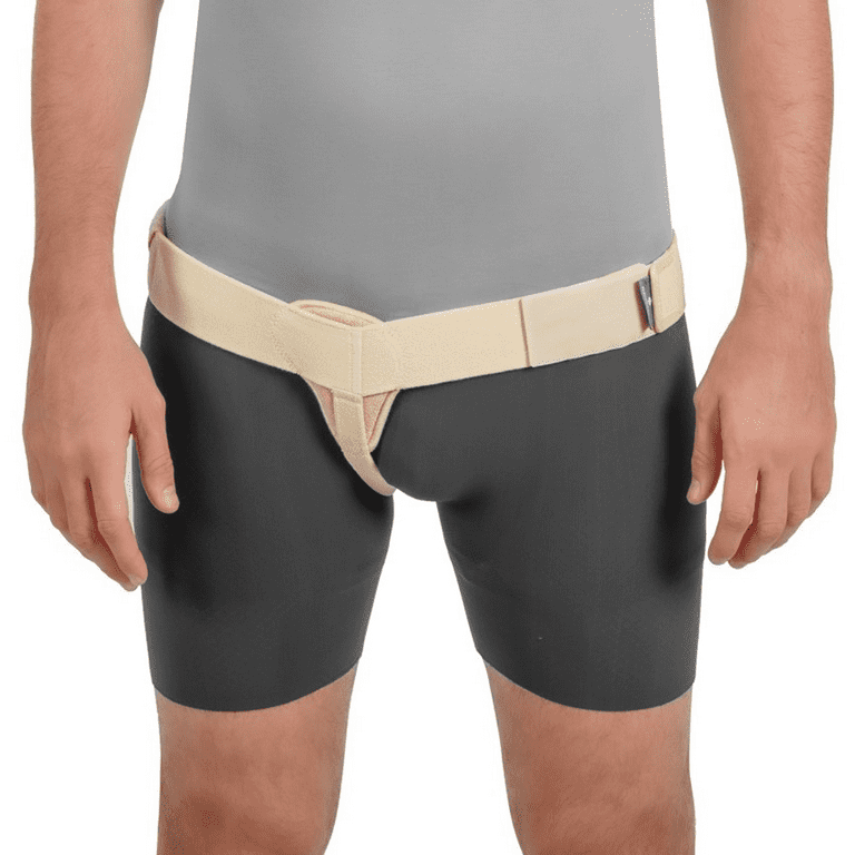 Hanging Mens Inguinal Hernia Girdle, Adjustable Mens Inguinal Hernia Girdle  Left Or Right Side Support, Inguinal Hernia Protector Belt, with Removable