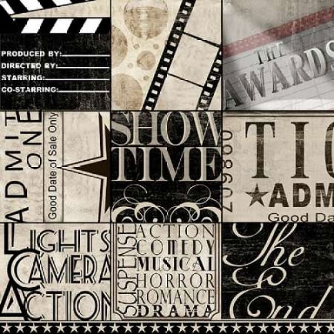 Movie 9 Patch Canvas Art - Lisa Wolk (24 x 24)