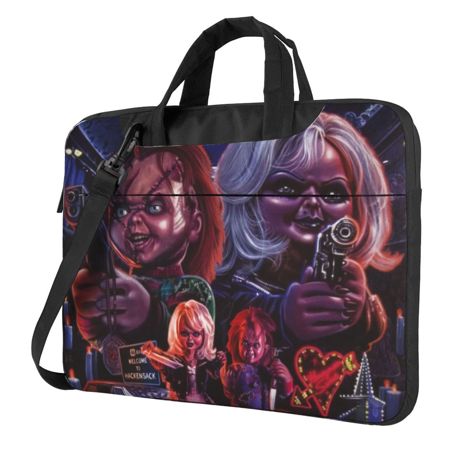 Chucky Customize Computer Case Movie Bride Of Chucky Laptop Bag Portable Shoulder Laptop Case Sleeve ...