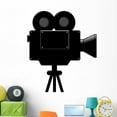 thumbnail image 1 of Movie Camera Wall Mural Decal by Wallmonkeys Vinyl Peel and Stick Graphic (48 in H x 42 in W), 1 of 4