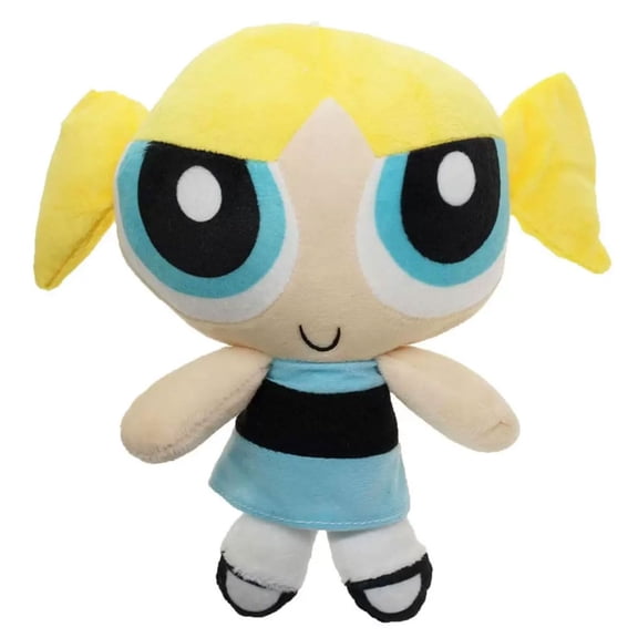 Movie Cartoon Police Girls Plush Stuffed Doll Anime Figure Toys Xmas Kids Birthday Gifts 9.8inch (25cm Buttercup)