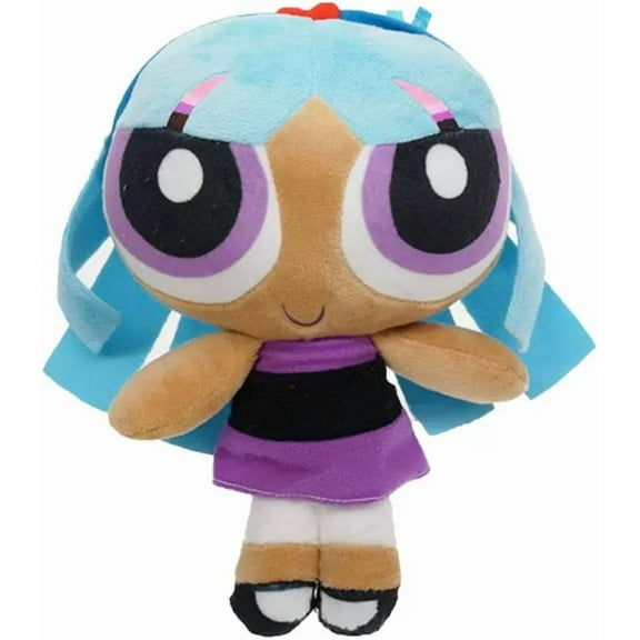 Movie Cartoon Police Girls Plush Stuffed Doll Anime Figure Toys Xmas Kids Birthday Gifts 9.8inch (25cm Rage Bubbles)