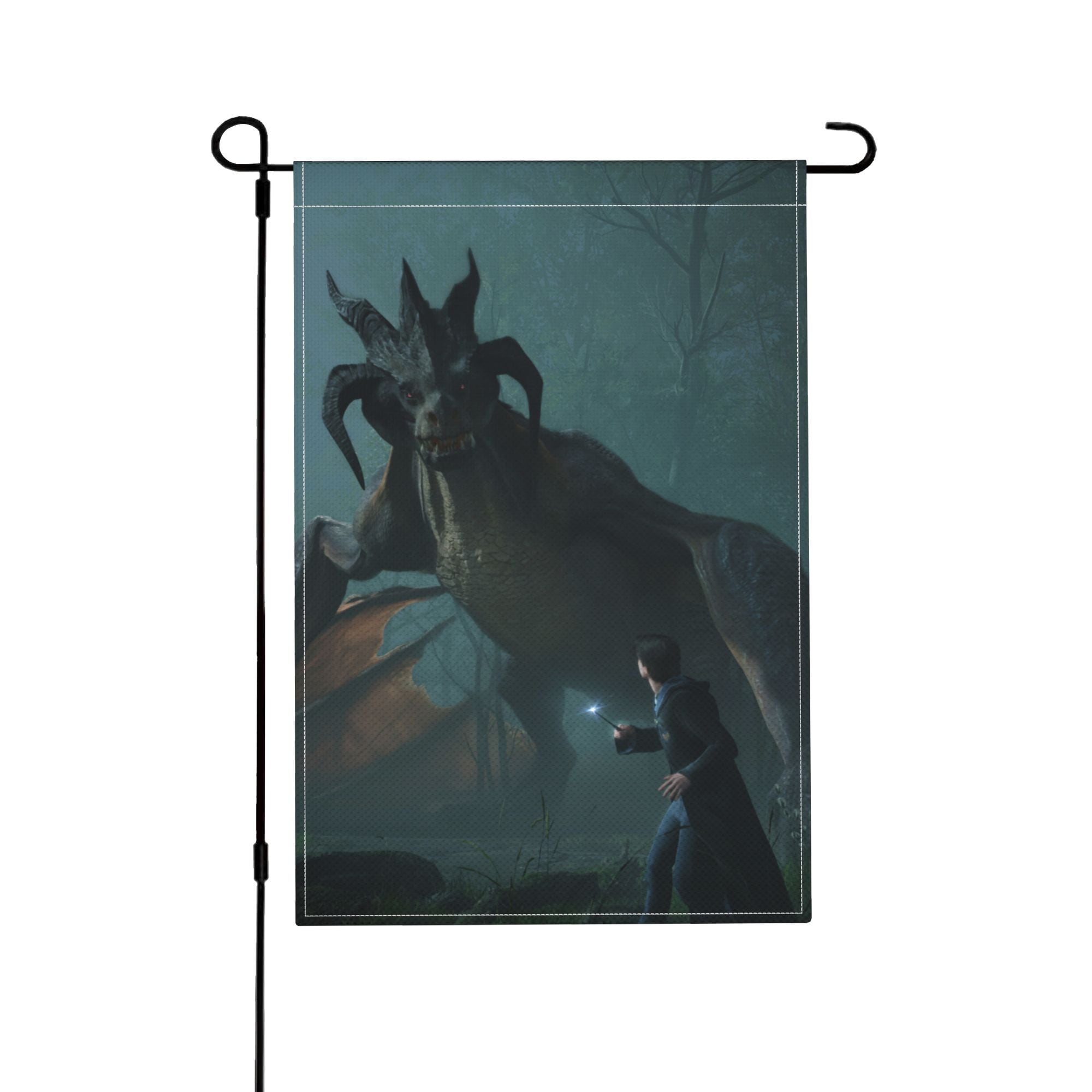 Movie Character Harry Potter Yard Outdoor Decoration Burlap Garden Flag