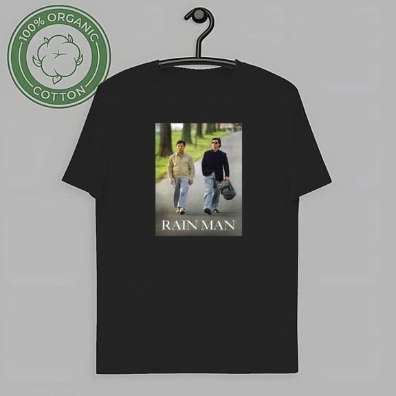 Movie Classic Rain Man Graphic Tee - 1988 Iconic Film Design Shirt