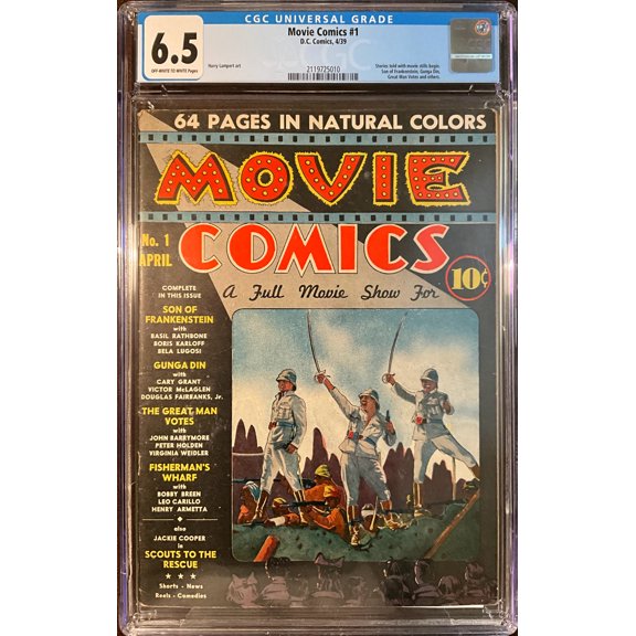 Movie Comics #1 - CGC 6.5 Comic Book