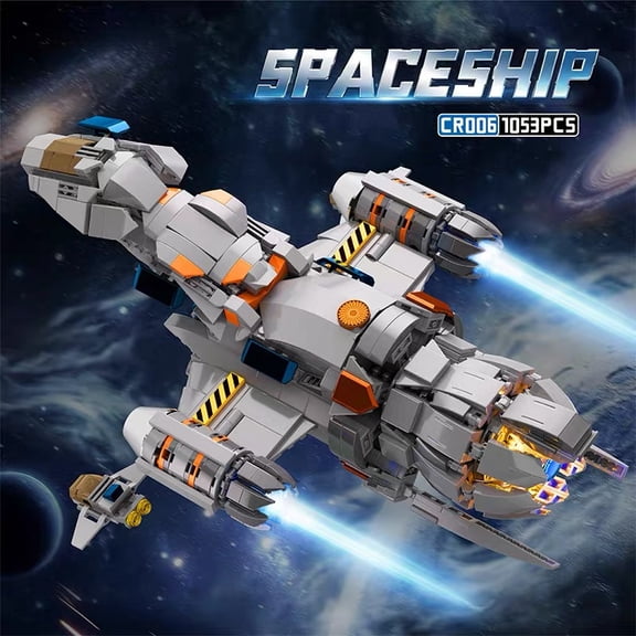 Movie Cosmic Fireflyed Transport Airship Building Blocks Tranquility Space Spaceship Bricks Idea Toys Adults Birthday Gifts