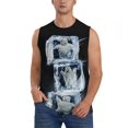 thumbnail image 1 of Movie Ghostbusters Stay Puft Men's Tank Top Lightweight Summer Sleeveless Tee Shirt Muscle Tank Tops Workout T-Shirts Casual Athletic Undershirts, 1 of 7