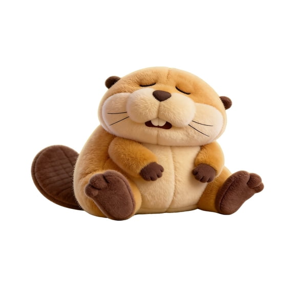 Movie Beavers Characters Plush Toys - 9.8" Loaf Stuffed Animals Dolls, Soft & Huggable Plushies for Home Decors, Fans' Collection, Ideal Birthday Christmas Gifts to Fans