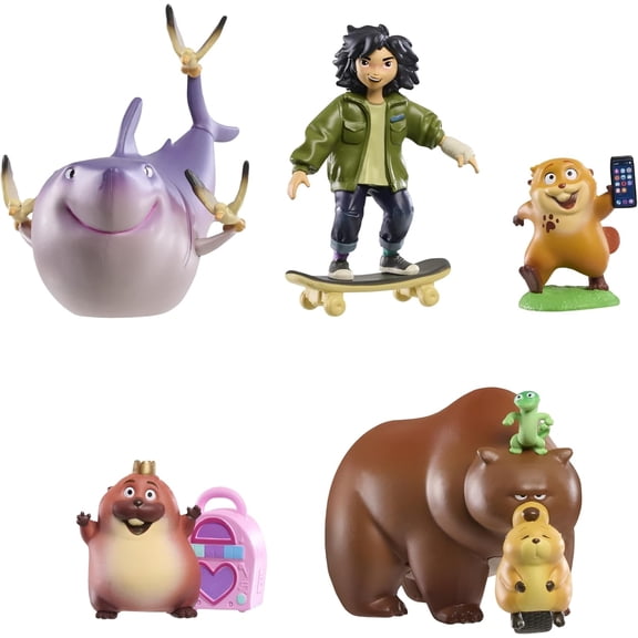 Movie Hoppers Figure Set - 5PCS Hoppers Characters Figurines for Movie Fans, Collectible Hoppers Toys for Home Decors, Perfect for Role Play, Great Birthday Easter Gifts, Easter Basket Stuffers
