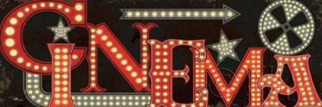 Movie Lights I Canvas Art - Pela Studio (12 x 36)