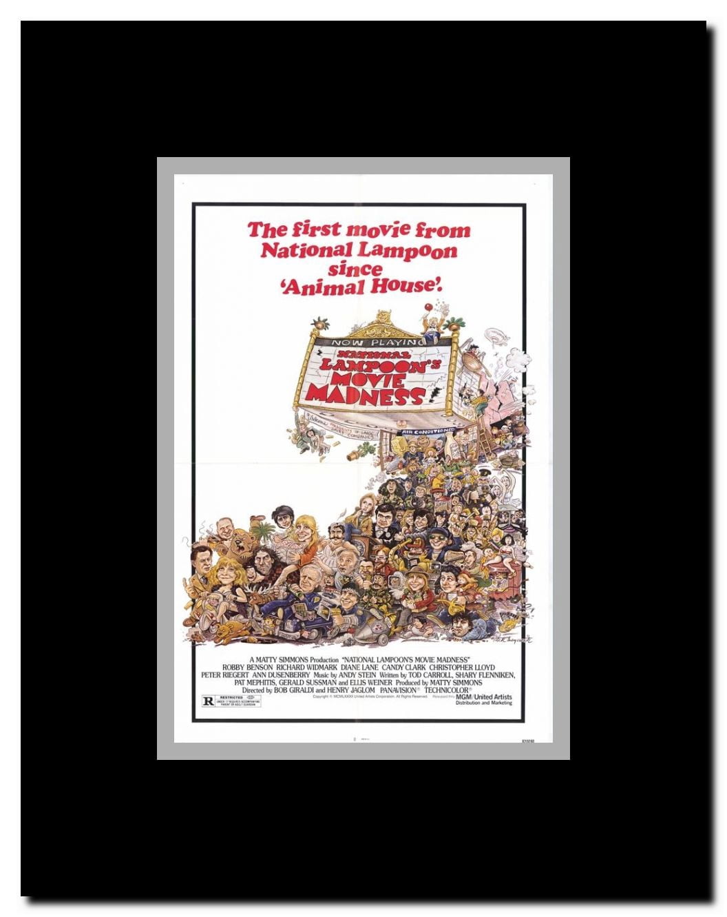 Movie Madness Framed Movie Poster