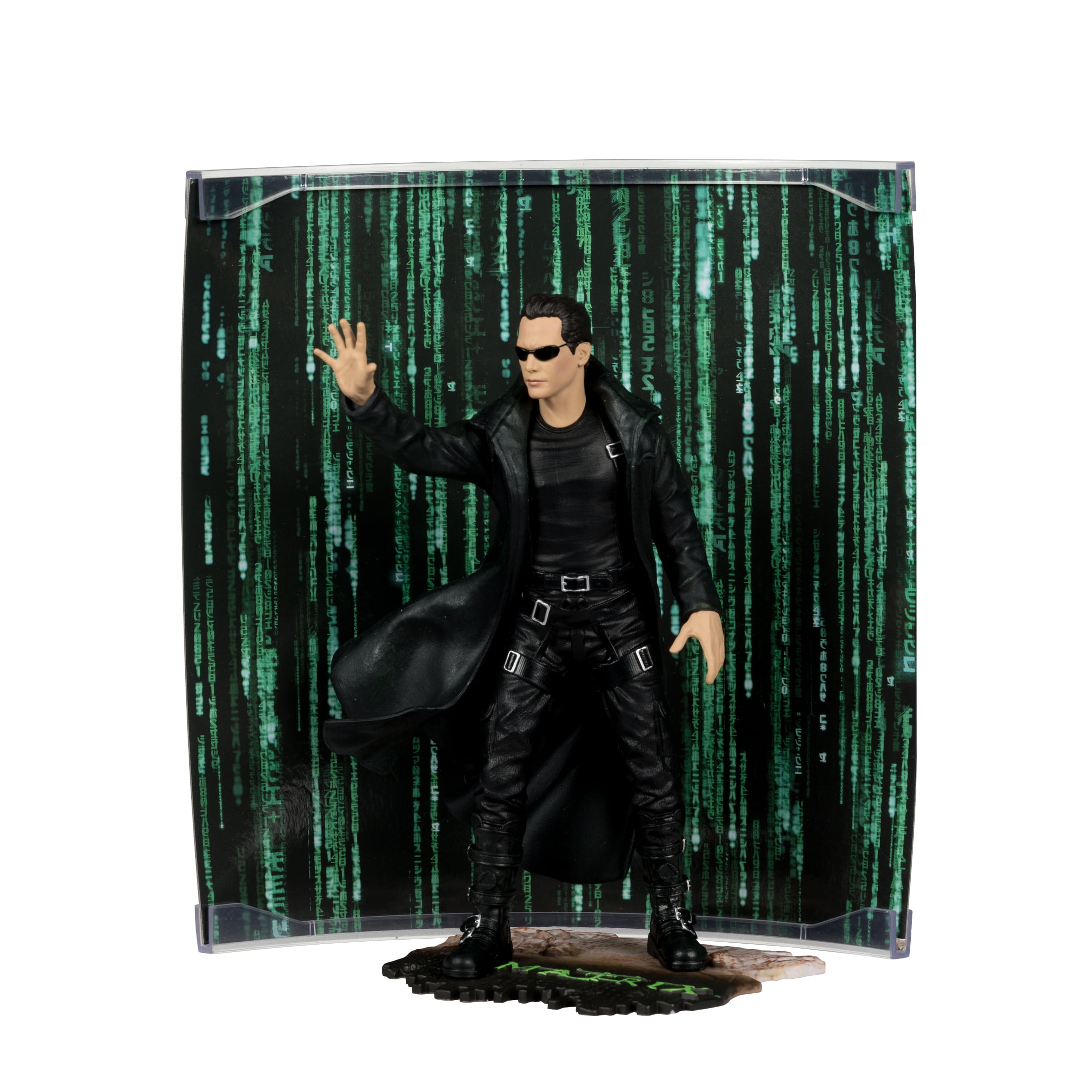 Neo 6-inch Black PVC Action Figure with Scenic Backdrop