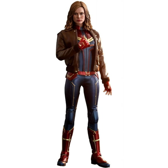 Movie Masterpiece Captain Marvel Diecast Collectible Figure (Deluxe Version)