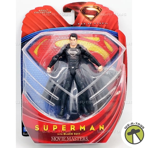 Movie Masters Superman: Man of Steel Superman with Black Suit Action Figure