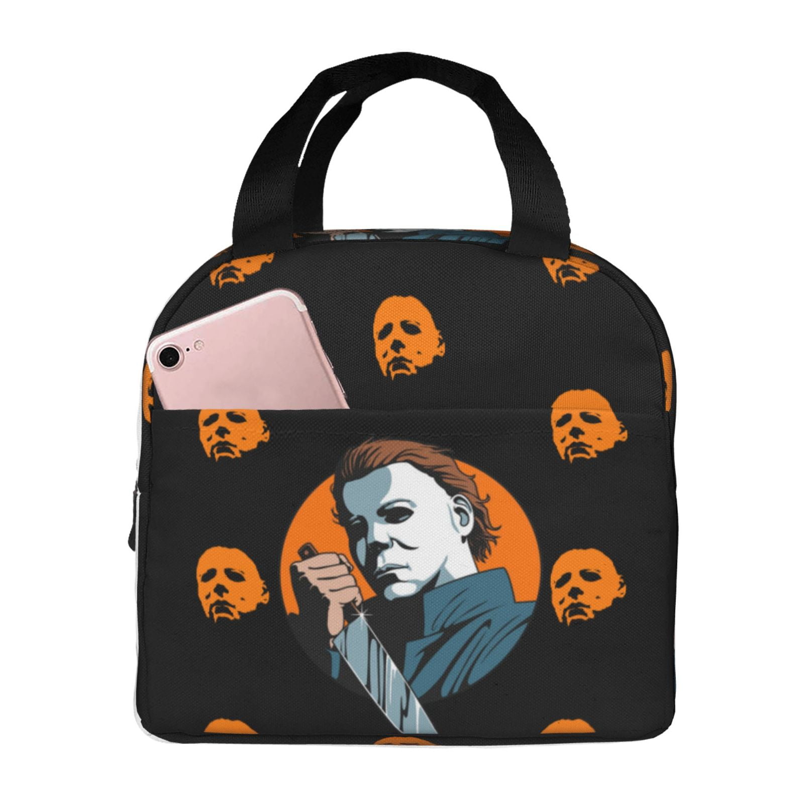 Movie Michael Myers Portable Lunch Bag For Adult And Kids Reusable