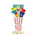 Movie Night Gift Baskets With Popcorn Bucket, Popcorn, and Snacks (Individual Size)