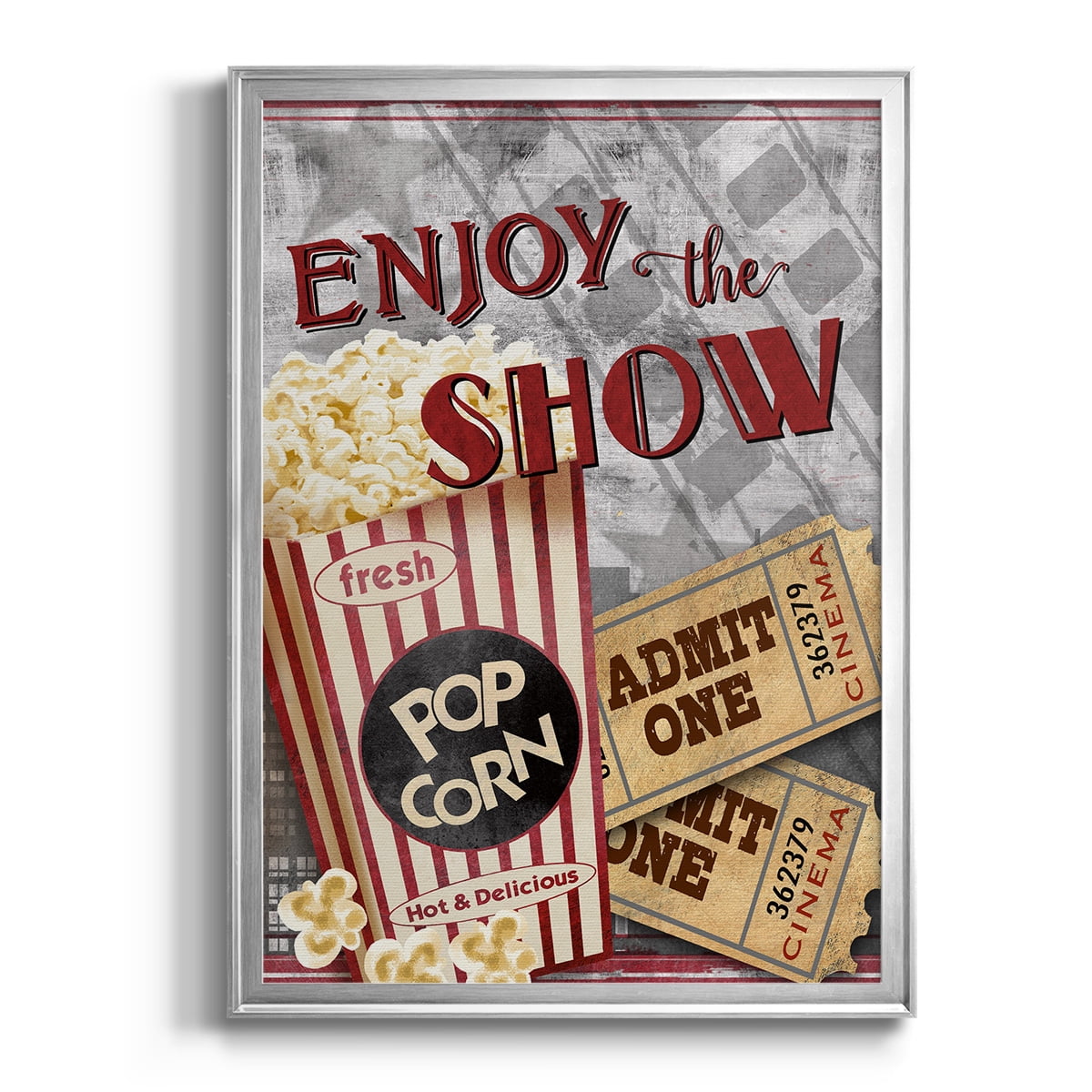 Movie Night I Premium Framed Print - Ready to Hang