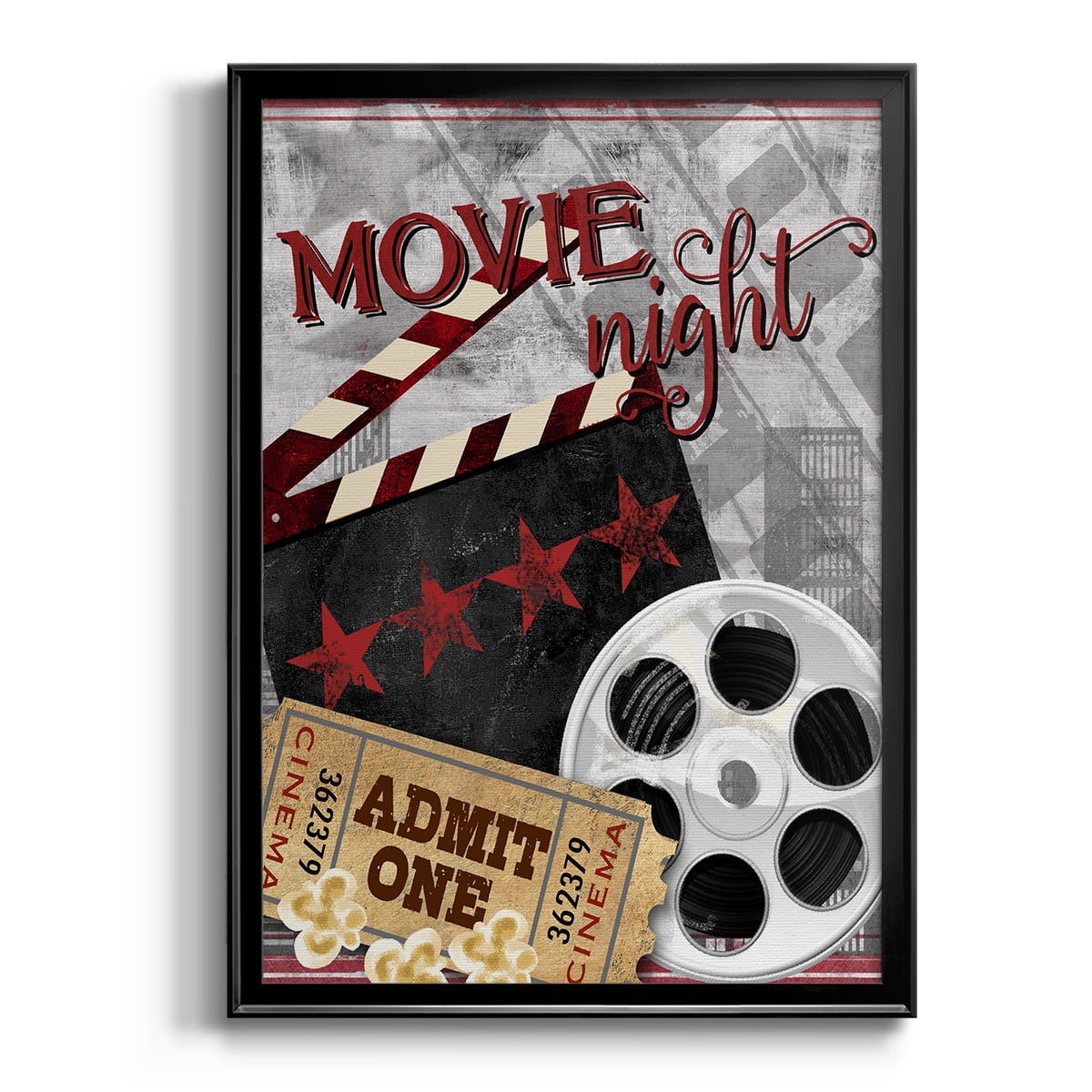 Movie Night II Premium Framed Print - Ready to Hang