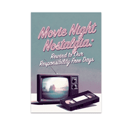 Movie Night Nostalgia Art - Retro Movie Enthusiast - 13x19 Poster Print