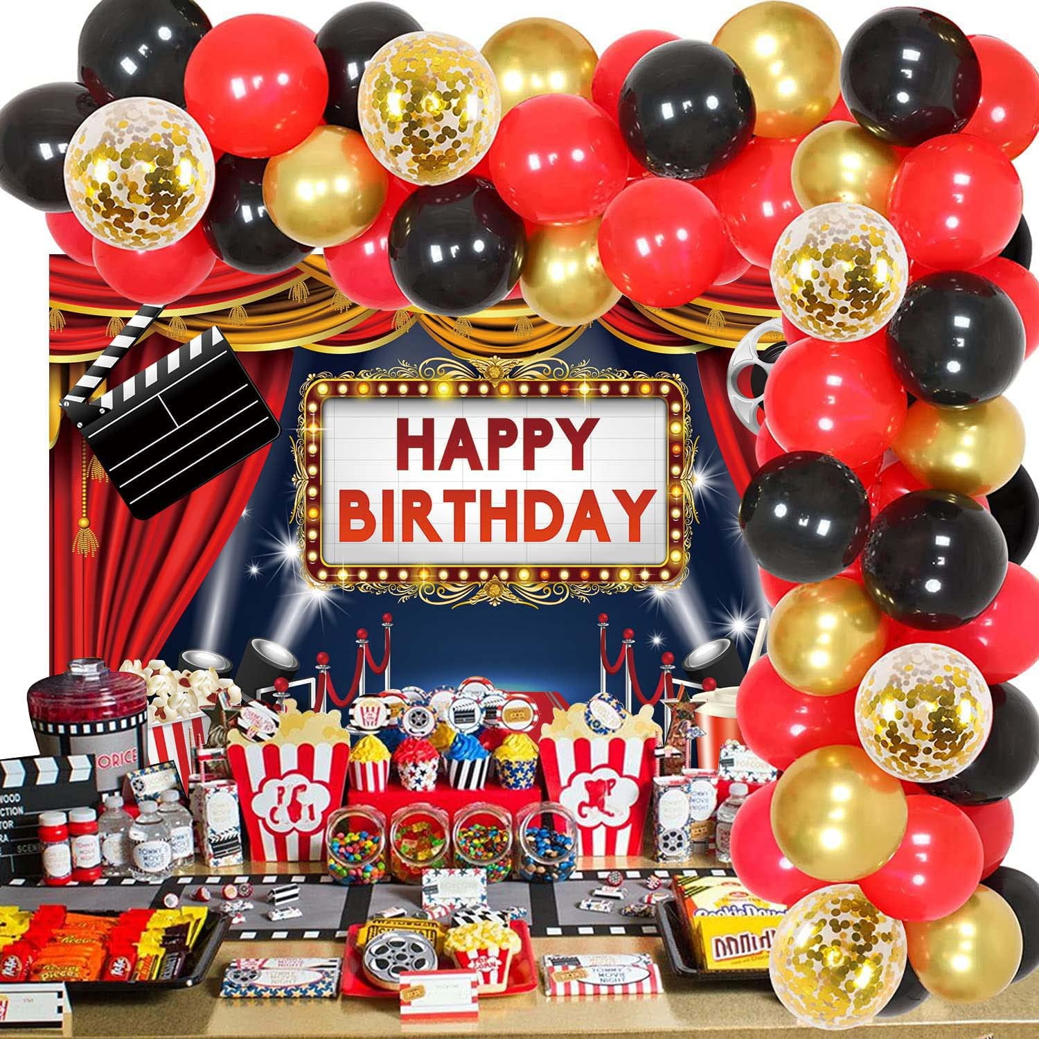 Vegas Themed Party Decorations 45pcs Racing Themed Party Balloons For Boys  And Girls' Birthday Party Decorations 30 Inch Black Digital Balloons For Baby  Shower Balls I.659014083 Vegas Birthday Decorations, image size:1500x1500