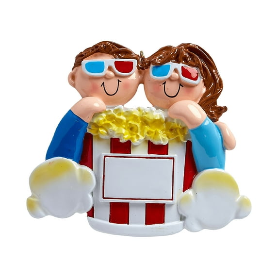 Movie Night Personalized Christmas Ornament DO-IT-YOURSELF