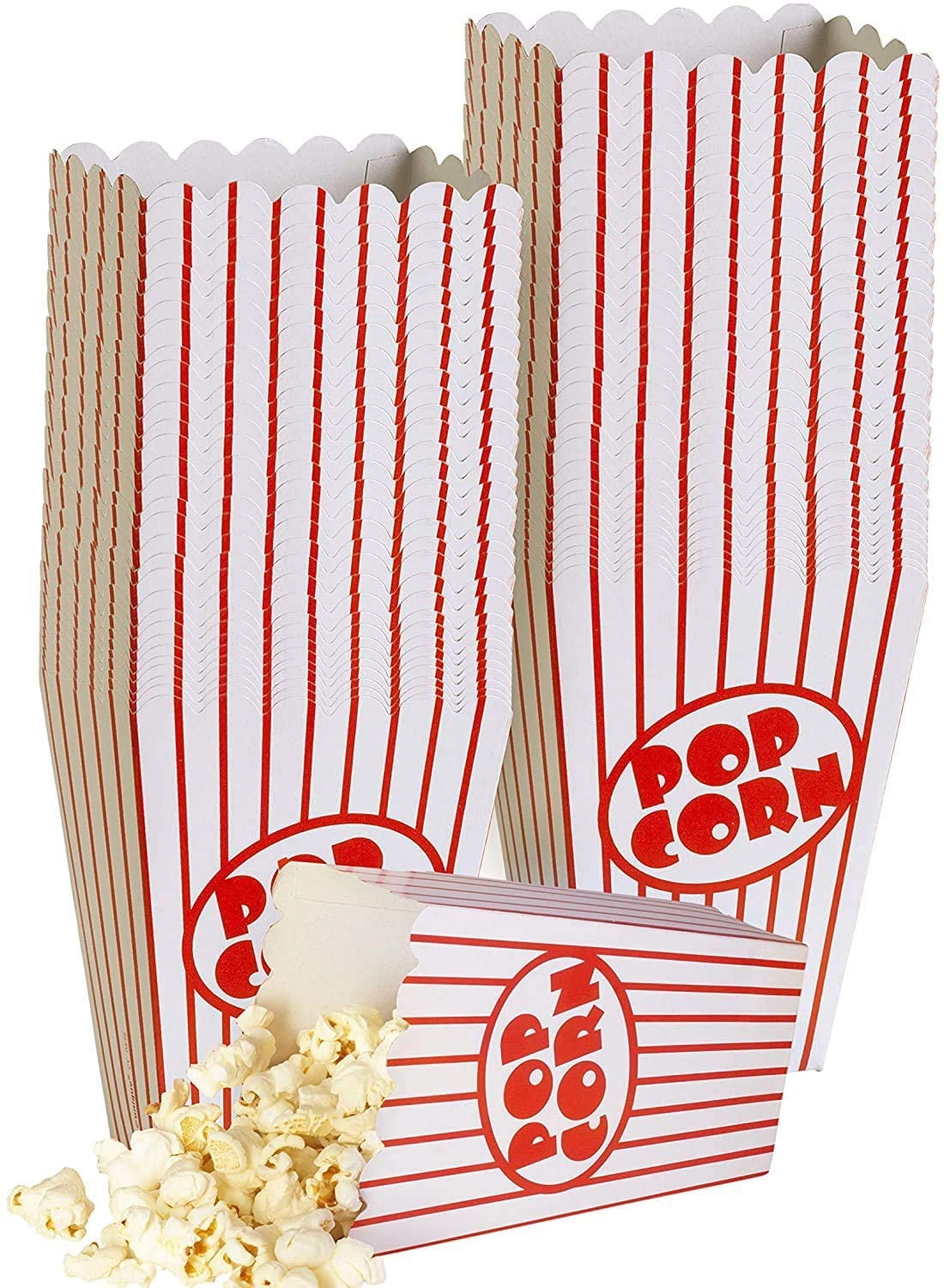 DECYOOL Popcorn Bowl 6 Pack Paper Popcorn Buckets Paper Popcorn Set Bowl Classic Black White Striped Container Big Popcorn Containers For Movie Night 8 66 Square X 5 9 Deep DECYOOL Popcorn Bowl 6 Pack Paper Popcorn Buckets Paper Popcorn Set Bowl Classic Black White Striped Container Big Popcorn Containers For Movie Night 8 66 Square X 5 9 Deep