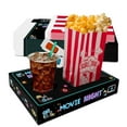 thumbnail image 1 of Movie Night Supplies(24pcs)-Neon Style Movie Night Snack Trays*12+Popcorn Buckets*12,Kid's Birthday Party,Game Night,Movie Night Snack Trays with Popcorn Bags. (Neon), 1 of 7