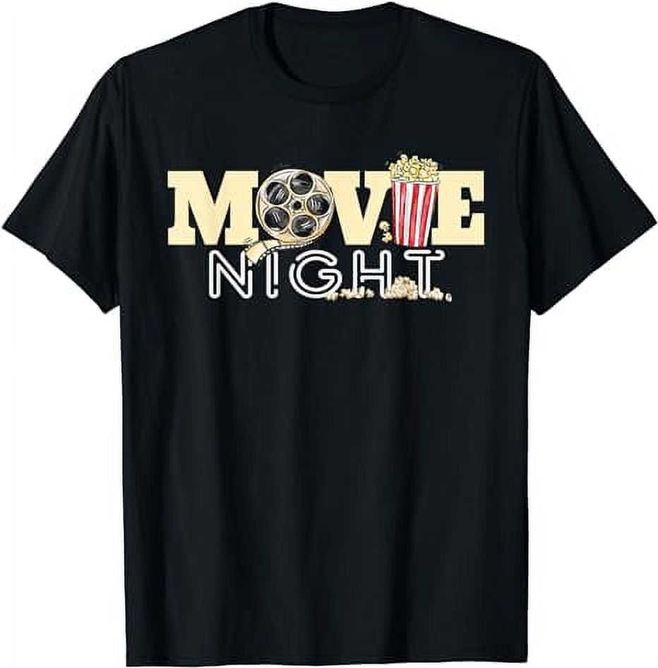 Movie Night TShirt Family Movie Night Shirts Popcorn Tees