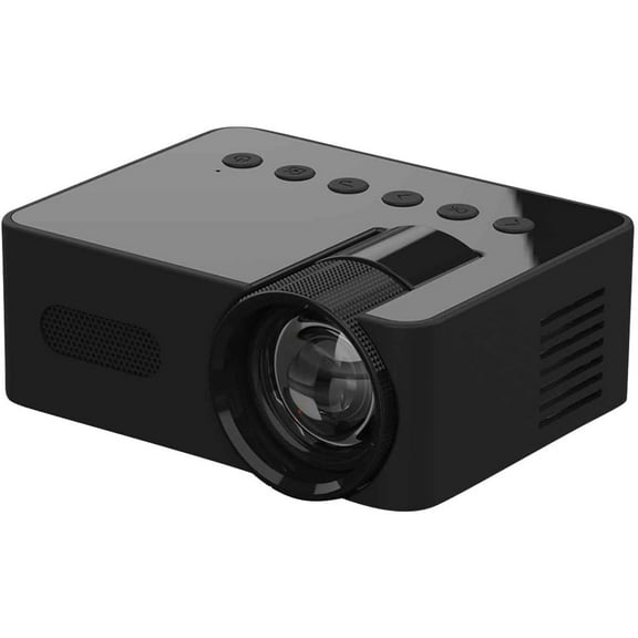 Movie Portable Projector with USB, Audio Interface, 1920 x 1080 Resolution Video Projector, 1080p