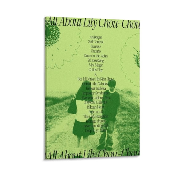 Movie Poster All About Lily Chou Chou Poster (4) Canvas Wall Art Poster Decorative Bedroom Modern Home Print Picture Artworks Posters 24x36inch(60x90cm)