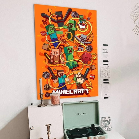 Movie Poster Minecraft - Funtage Wall Poster Size 24''x36'' - Kiloa