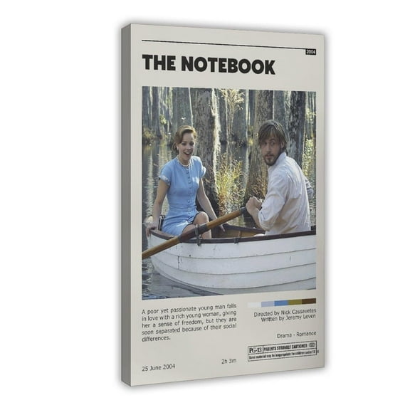 Movie Posters The Notebook Living Room Bedroom Study Decoration5 Canvas Poster