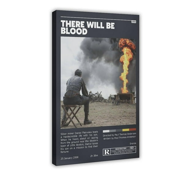 Movie Posters There Will Be Blood Living Room Bedroom Study Decoration1 Canvas Poster