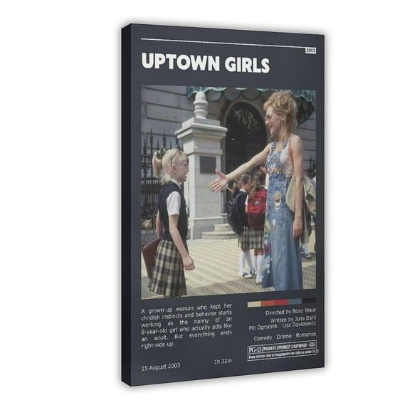 Movie Posters Uptown Girls Living Room Bedroom Study Decoration5 Canvas Poster
