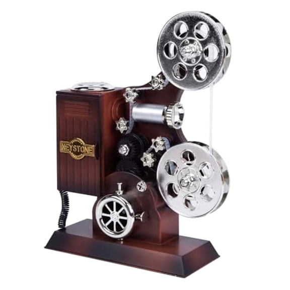 Movie Projector Music Box, Mini Antique Vintage Craft Music Box Plays Tune For Birthday Home//Study Room DCor