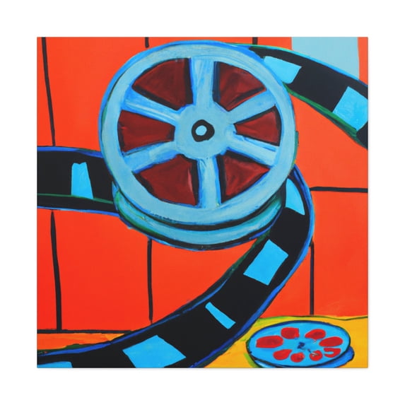 Movie Reel Reflection - Canvas