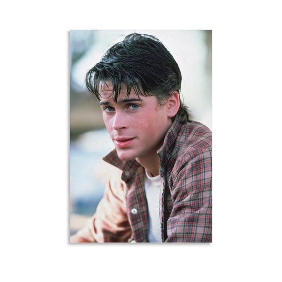 Movie Rob Lowe Poster from The 80s Room Aesthetic Poster Print Art Wall Painting Canvas Posters Gifts Modern Bedroom Decor 16x24inch(40x60cm)