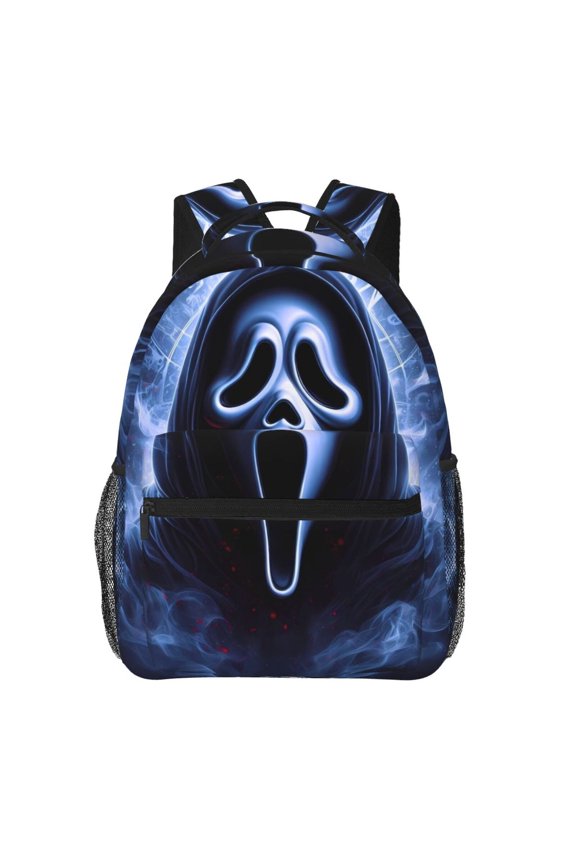 Movie Scream Backpack Lightweight Bookbag Casual Daypack For Women Men Travel Laptop Bag Multifunctional Bag