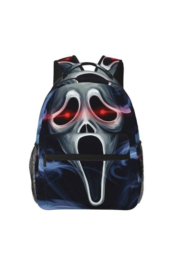 Movie Scream Backpack Lightweight Bookbag Casual Daypack For Women Men Travel Laptop Bag Multifunctional Bag