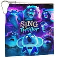 thumbnail image 1 of Movie Sing 2 Shower Curtain Sets, Funny Bathroom Shower Curtains, Waterproof Fabric for Bathroom Decor Bathtub with 12 Hooks 72x72in, 1 of 8
