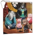 thumbnail image 1 of Movie Sing 2 Shower Curtain Sets, Funny Bathroom Shower Curtains, Waterproof Fabric for Bathroom Decor Bathtub with 12 Hooks 72x72in, 1 of 8
