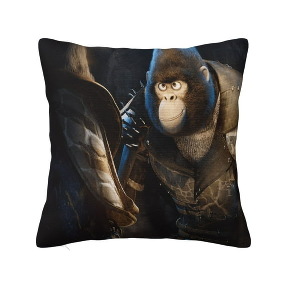 Movie Sing 2 Throw Pillow Cover Decoration Pillow Case Cushion Home Decor for Home Sofa Couch 20"x20"