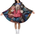 thumbnail image 1 of Movie Sing 2 Wearable Blanket Flannel Poncho Office Work Warm Cozy Shawl Blanket, Plush Cape Wrap for Women and Men, 1 of 7