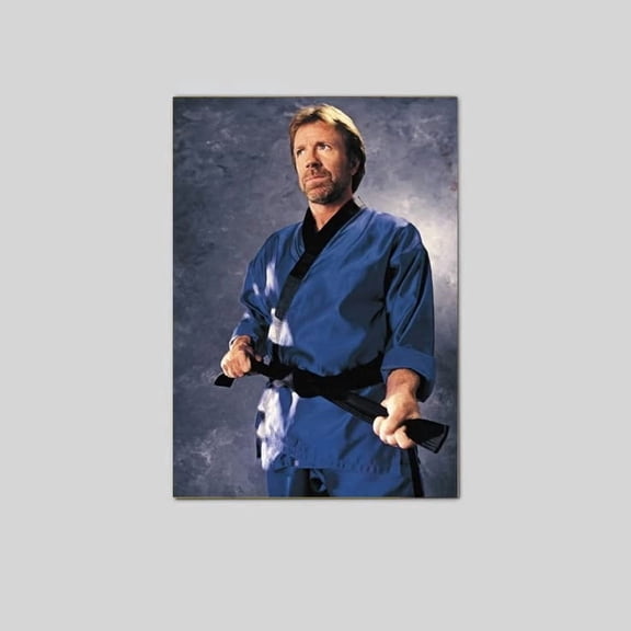 Movie Star Chuck Norris Iconic Martial Arts Gi Classic Poster Photo Poster Size 24''x36'' The Golden Shop