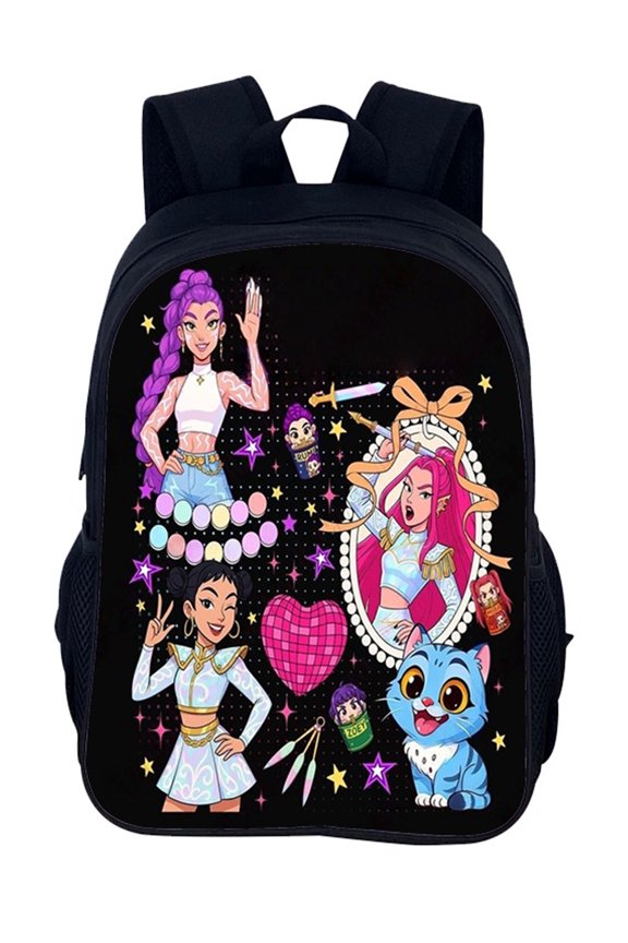 Movie Star Graphic Backpack Students Waterproof Schoolbag-Lightweight Travel Daypack for Outdoor