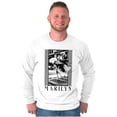 thumbnail image 1 of Movie Star Marilyn Monroe Skeleton Long Sleeve TShirt Men Women Brisco Brands S, 1 of 5